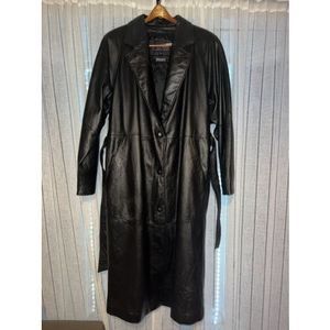 Leather Trench Coat- Wilsons-Women’s Jacket Thinsulate w/Tie SUPERNATURAL BILLIE